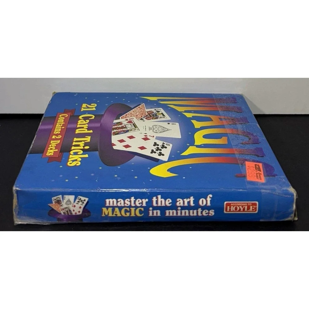 Vintage 1996 Hoyle Magic 21 Card Tricks - 2 Decks